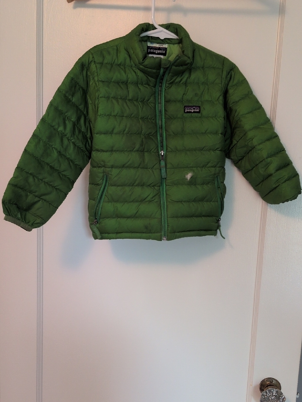 Patagonia Kids Green Puffer Jacket Fair Condition